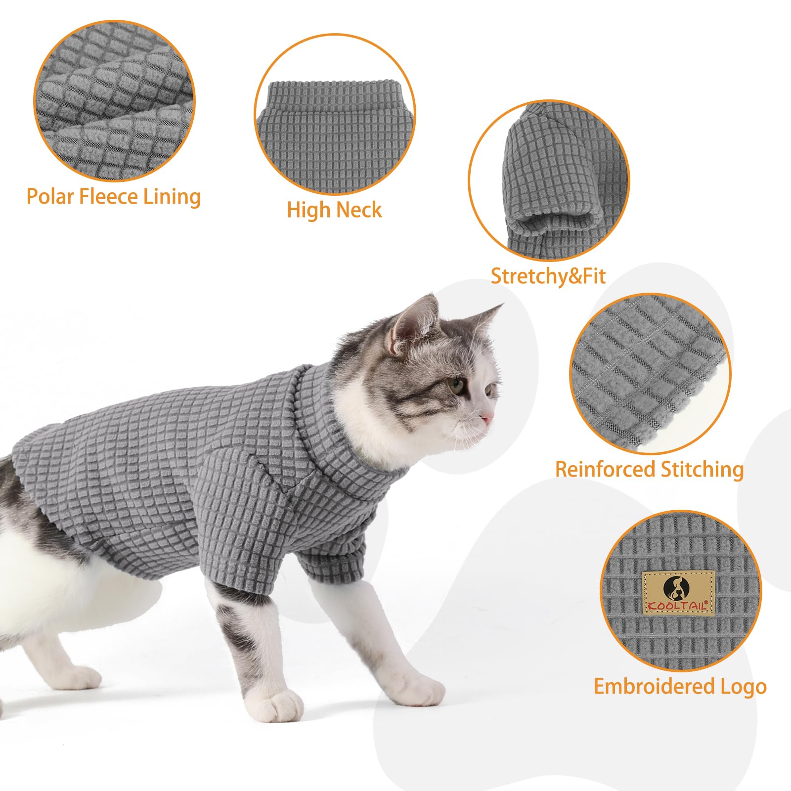 KOOLTAIL sudadera con mangas incorporadas facilita movimiento cómodo y abrigo.