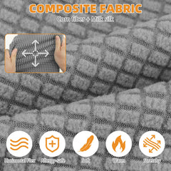 KOOLTAIL sudadera para gato: textura de felpa de maíz para calor.