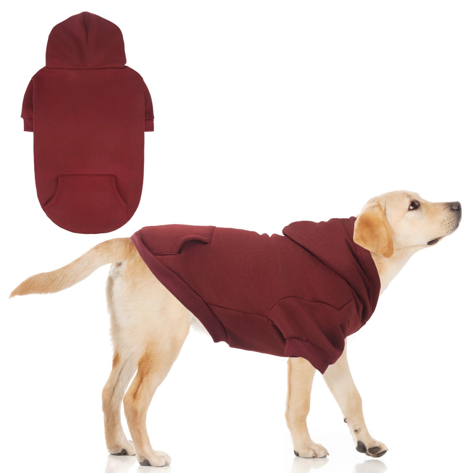 KOOLTAIL basica para perro, vista frontal; suave y cálida para paseos en frío.