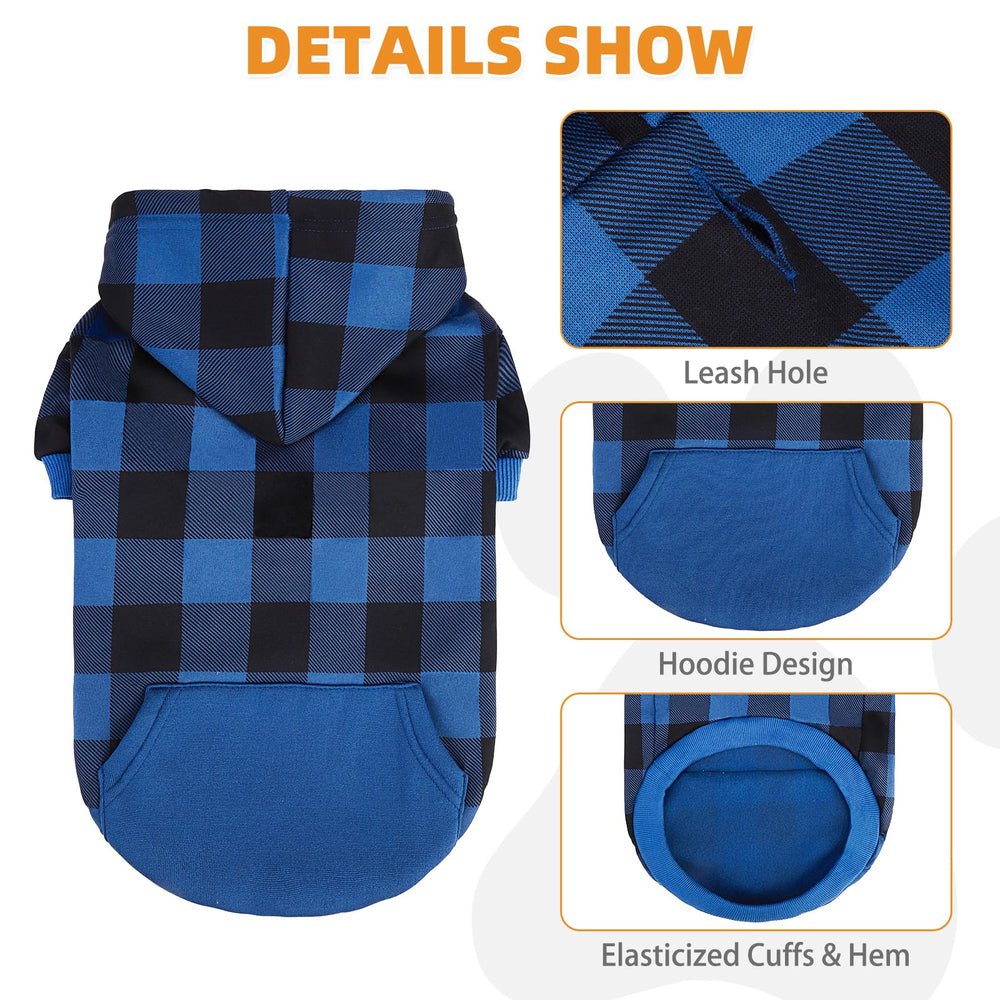 KOOLTAIL sudadera perro-capucha correa oculta para paseos diarios