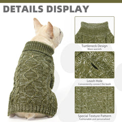 KOOLTAIL sudadera para perro, diseño clásico de punto.