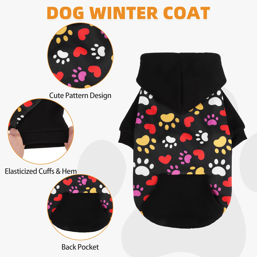 KOOLTAIL sudadera para perros Halloween, orificio para correa, paseo cómodo sin quitar prenda