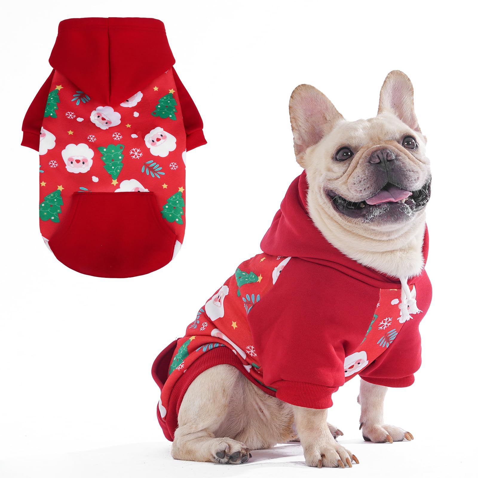 KOOLTAIL sudadera para perro con orificio de correa, ideal para paseos en invierno.