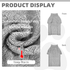 KOOLTAIL sudadera con orificio de correa trasero para paseos cómodos.