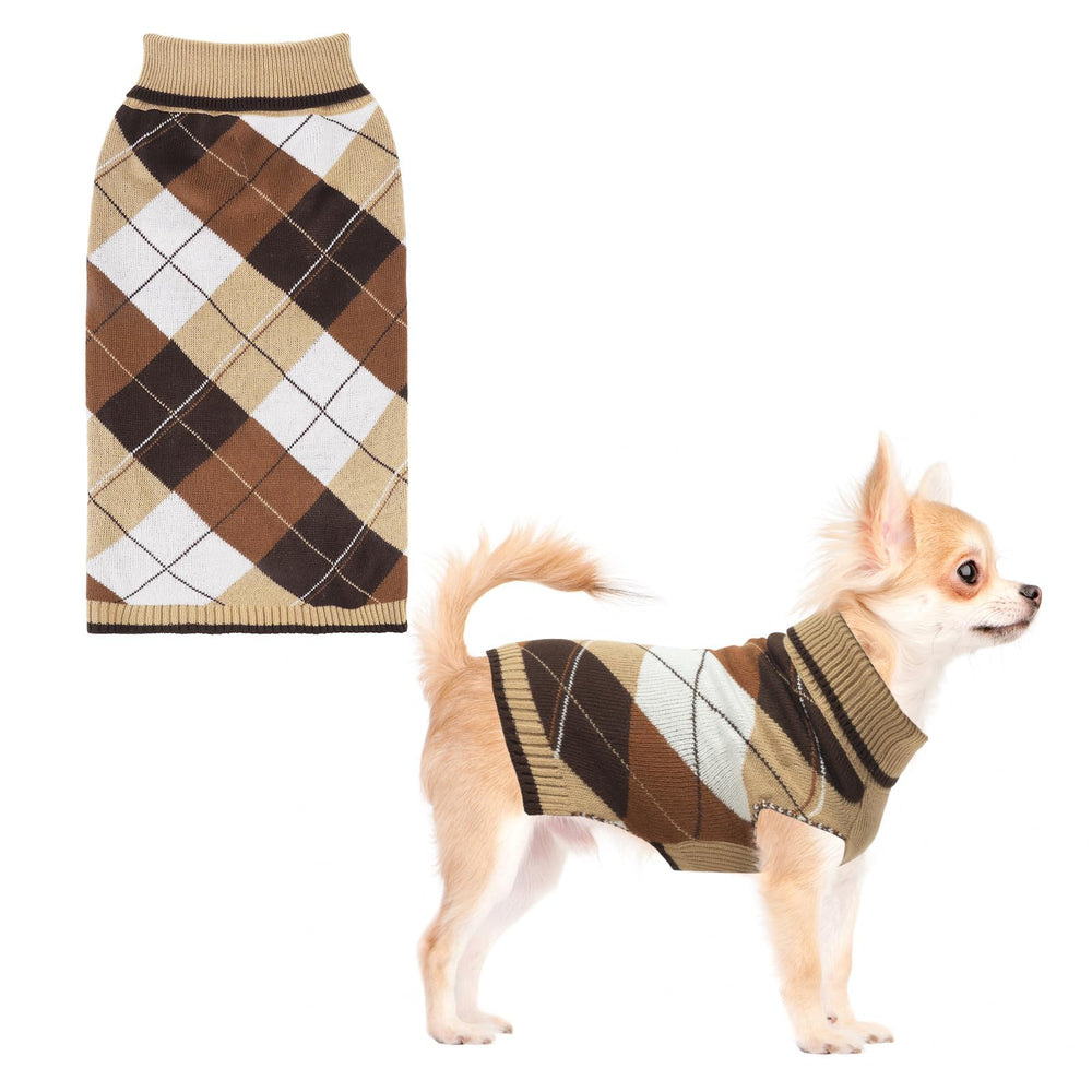 KOOLTAIL sudadera para perro pequeño con cuello alto, cálida para el invierno