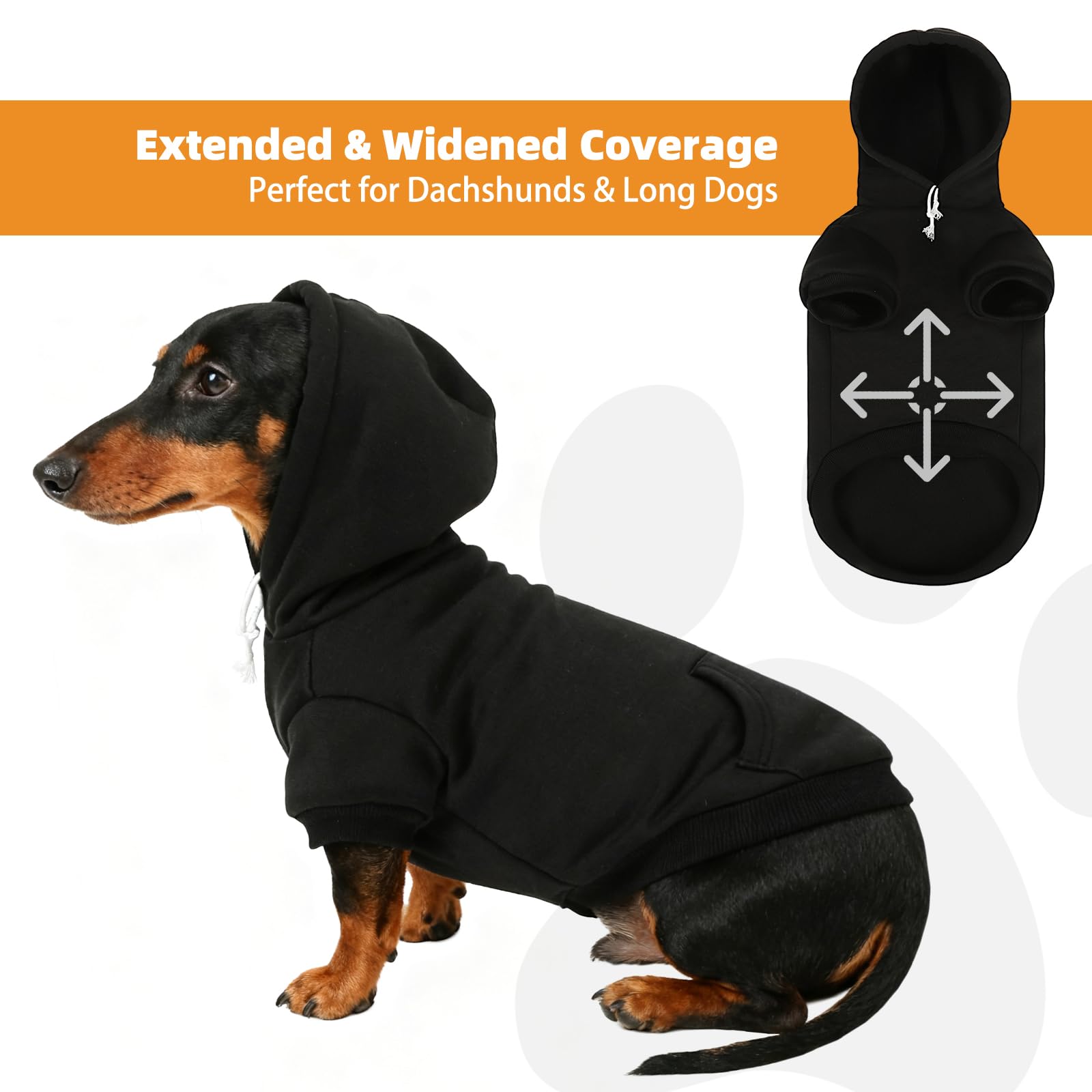 KOOLTAIL ajuste de talla: guía para un ajuste cómodo del perro salchicha.