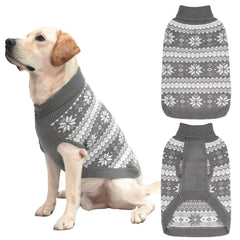 KOOLTAIL sudadera perro tejido cable cuello alto para mantener caliente.