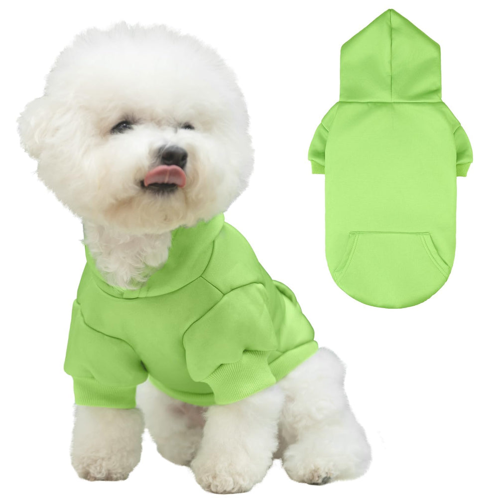 KOOLTAIL sudadera básica para perros capucha y bolsillo, ideal para paseos cálidos.