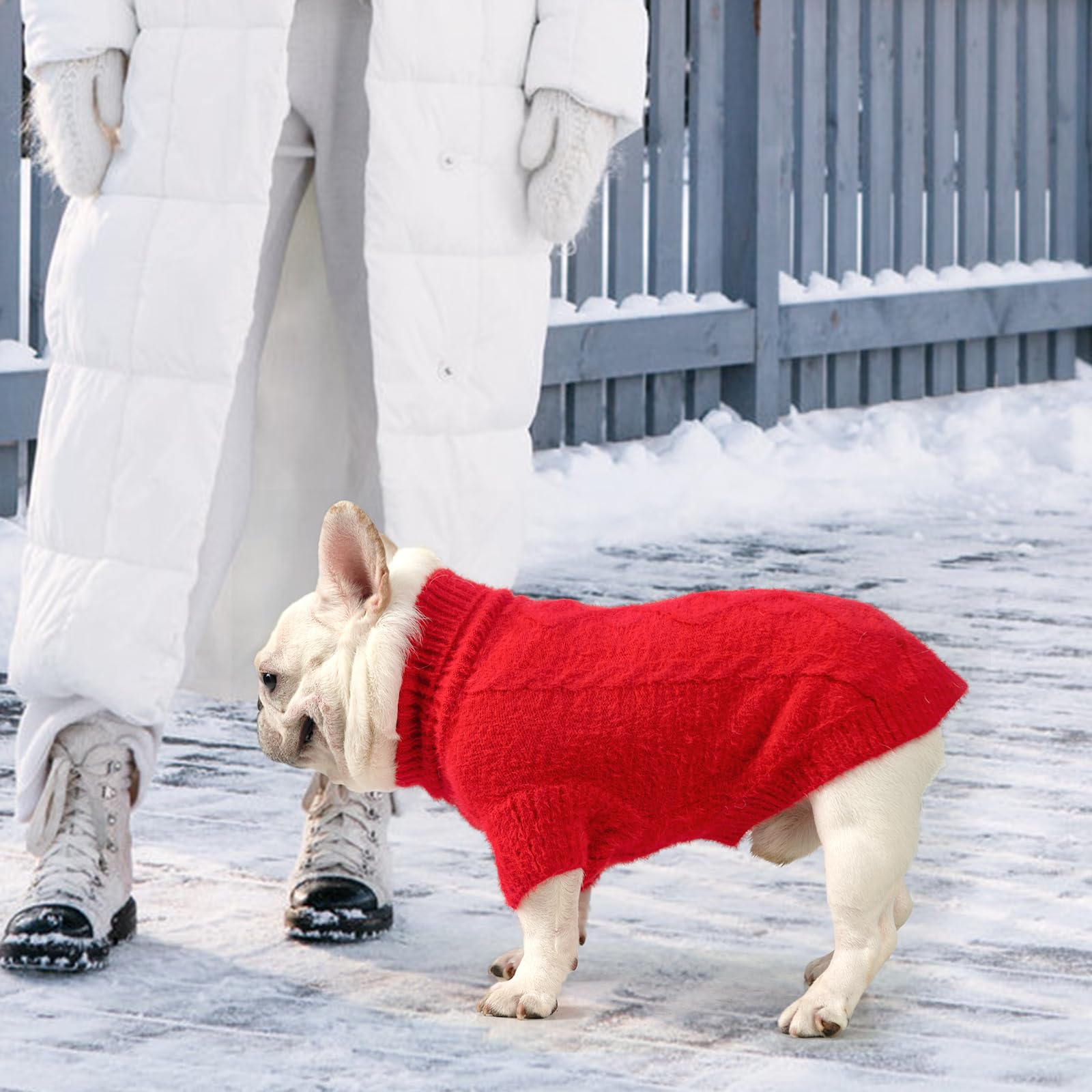 KOOLTAIL suéter-perro borde elástico, mayor seguridad y confort durante el día.