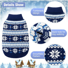KOOLTAIL diseño copos de nieve, estilo festivo para mascotas.