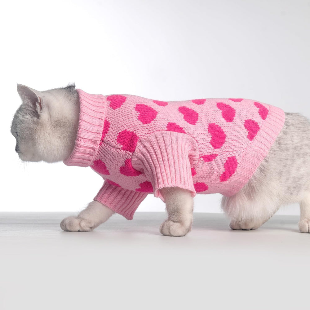 KOOLTAIL suéter gato ajuste elastico rosa, movimiento cómodo.
