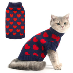 KOOLTAIL suéter para gatos con cuello alto, enfoque en calor y comfort para días fríos
