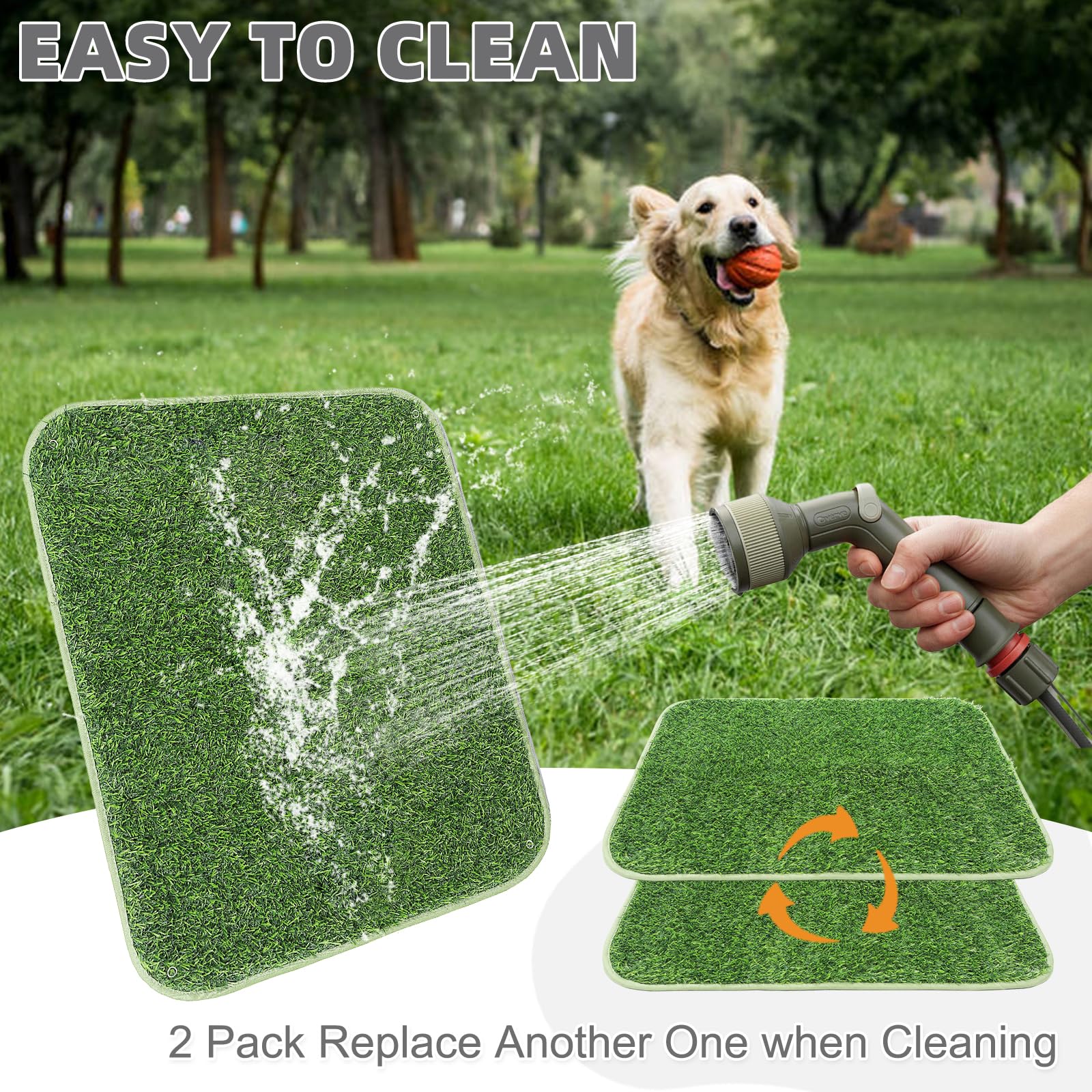 KOOLTAIL superficie de secado rápido y control de olores para perros.