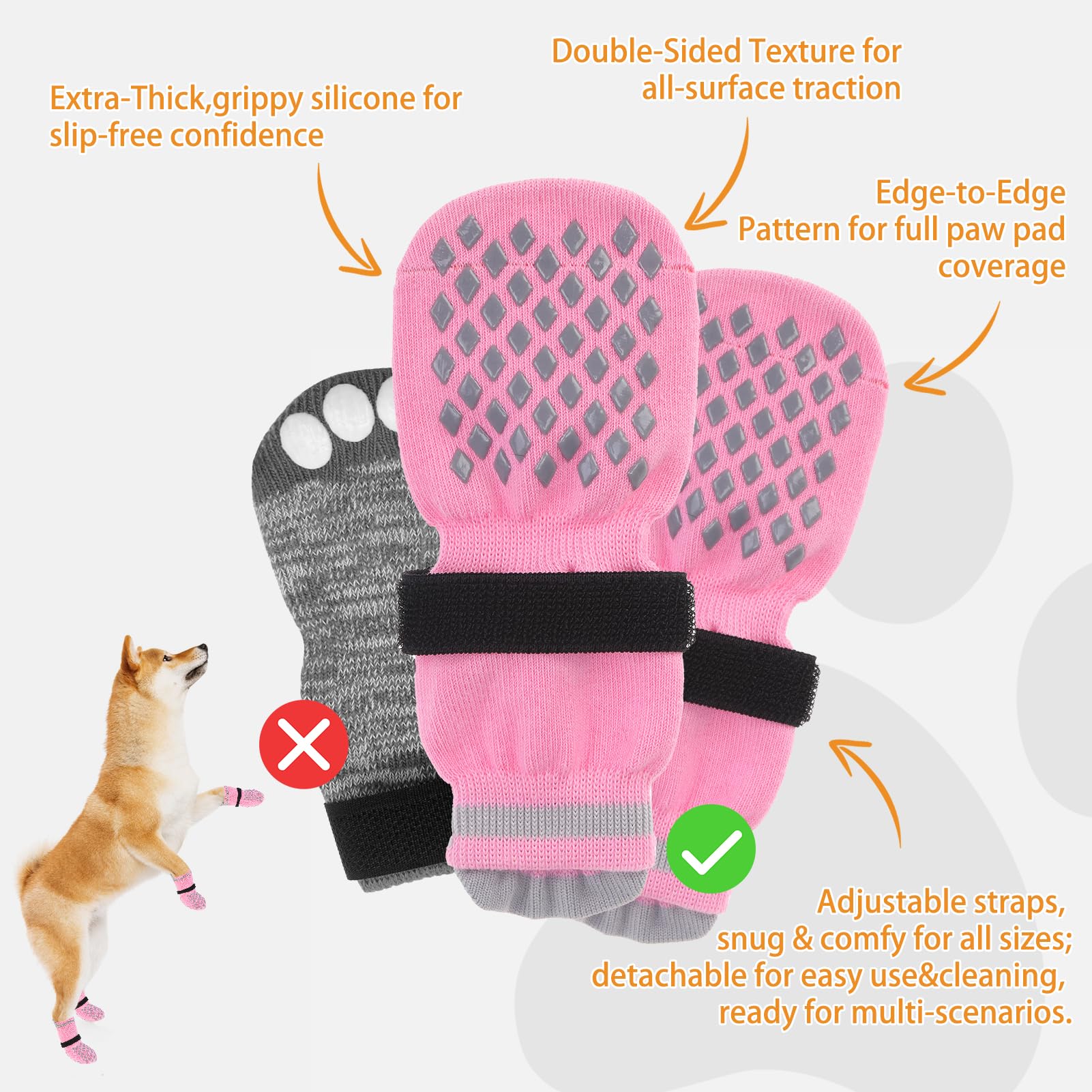 KOOLTAIL tejido confort calcetines para patas con tela suave y transpirable