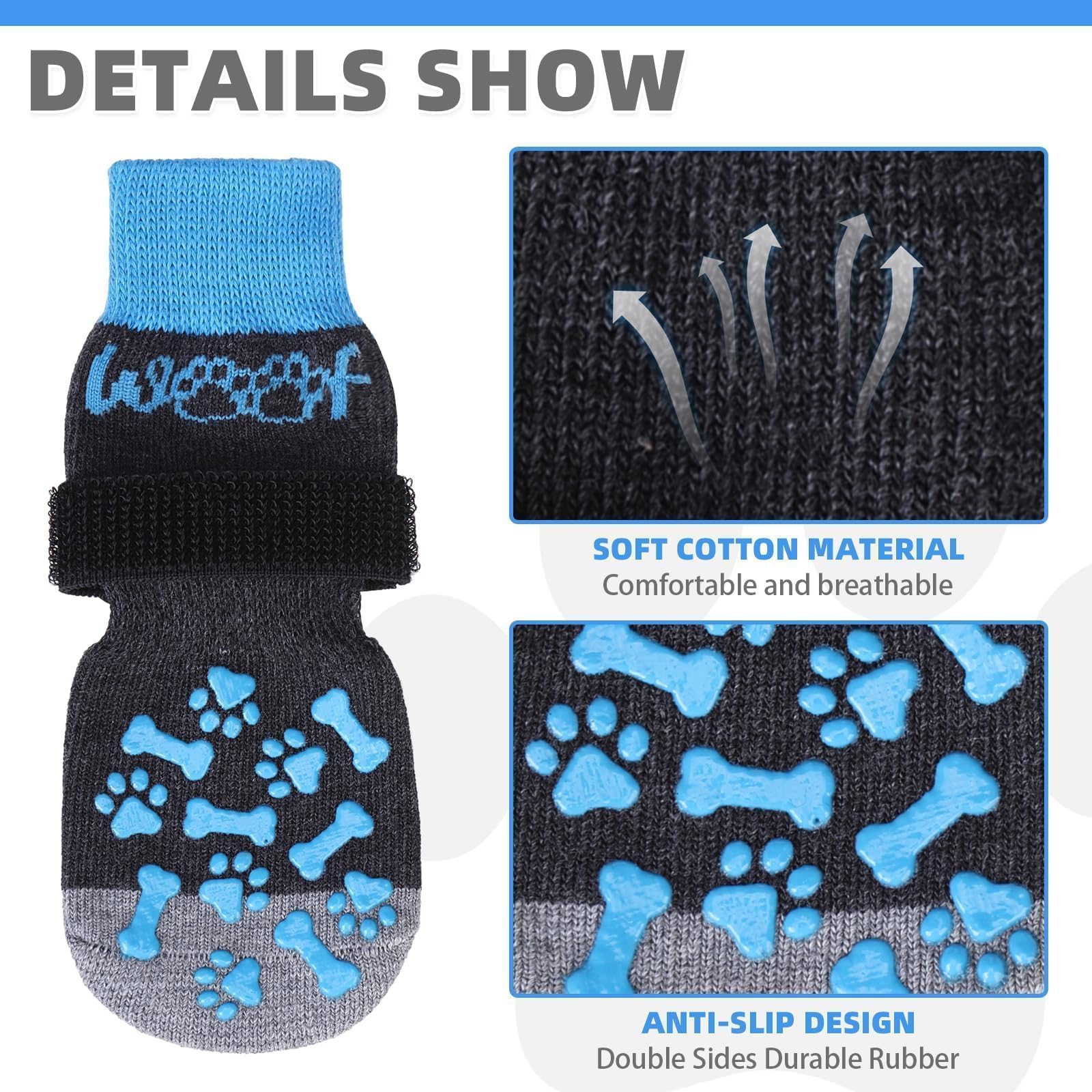 KOOLTAIL tela suave y durable ofrece comodidad y protección de las patas.