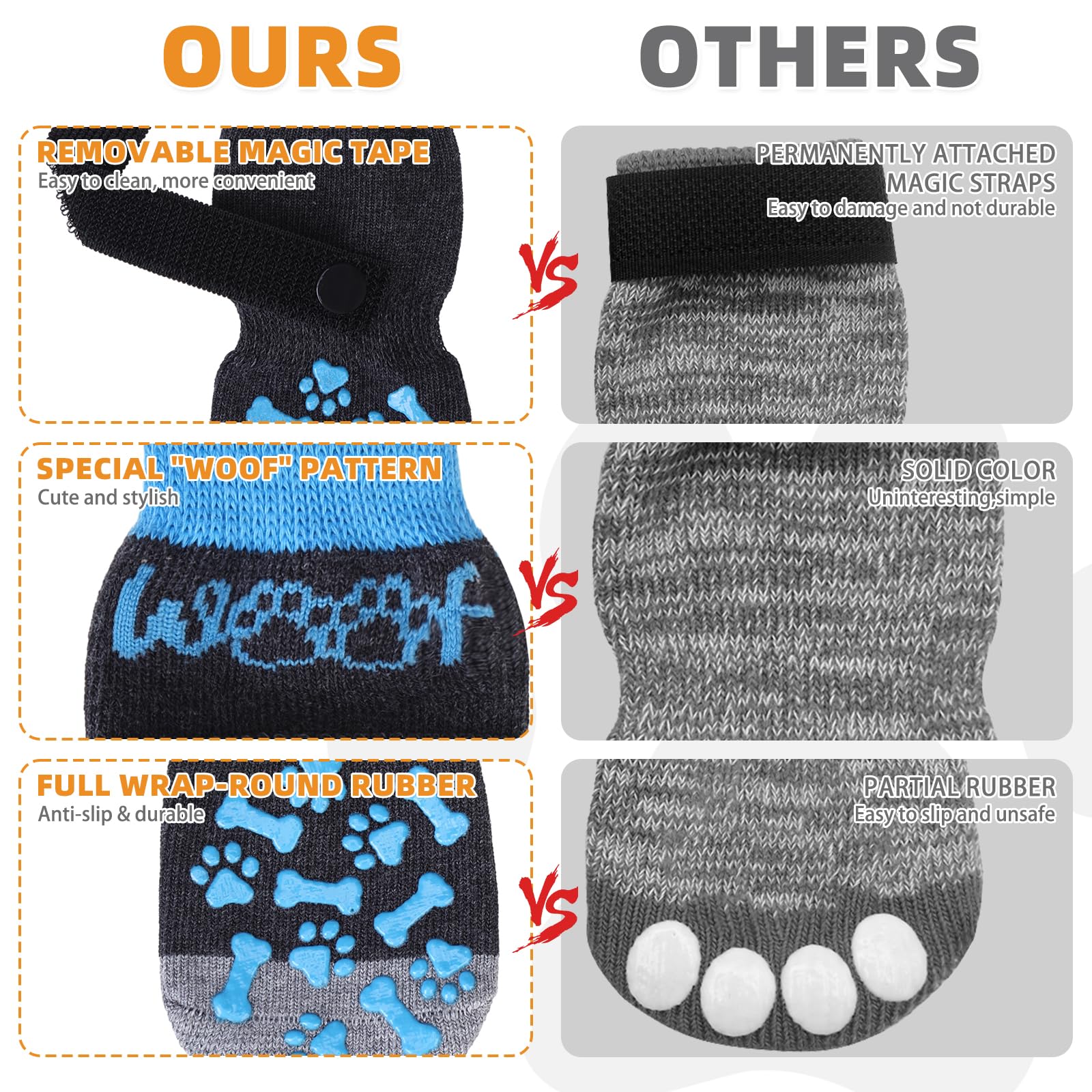 KOOLTAIL uso todo-temporada protege patitas de objetos afilados y temperaturas extremas.