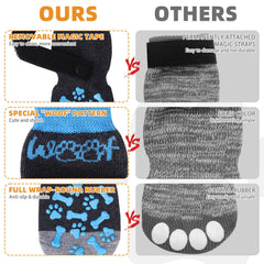 KOOLTAIL uso todo-temporada protege patitas de objetos afilados y temperaturas extremas.