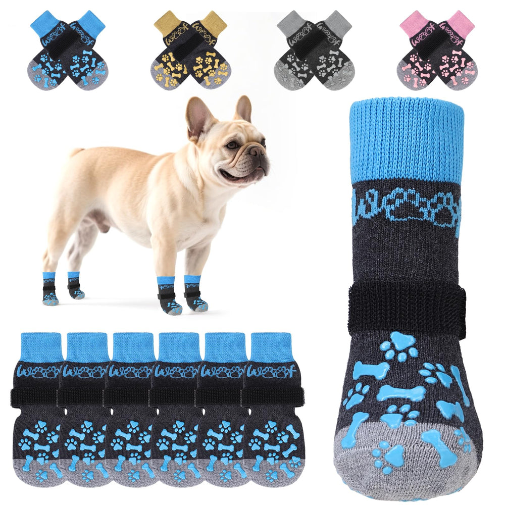 KOOLTAIL zapatillas para perro antideslizantes, ideal para interiores con suelos lisos y mayor tracción.