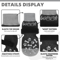 KOOLTAIL zapatos para perro, protección en pavimento caliente para patas.