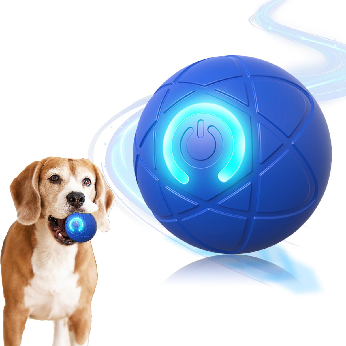 KoovDem bola interactiva con activación ilumina paseos nocturnos y mantiene activo a tu perro.