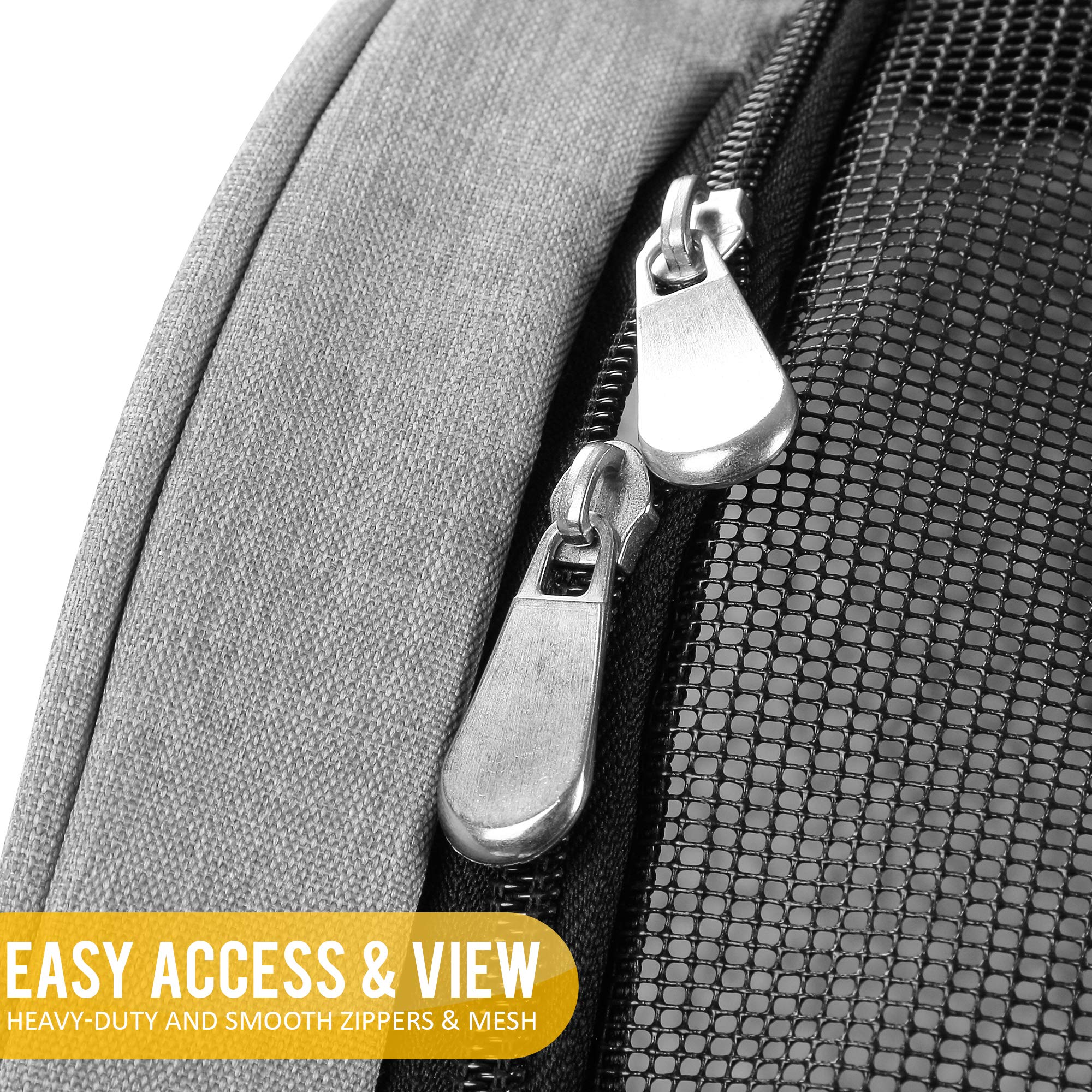 KOPEKS Deluxe Bolsillos grandes para almacenamiento de accesorios
