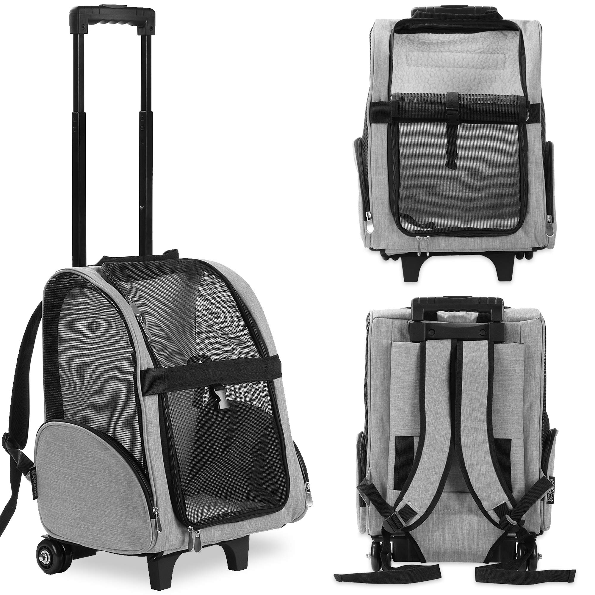 KOPEKS Deluxe Espacio interior para mascotas hasta 4,5 kg
