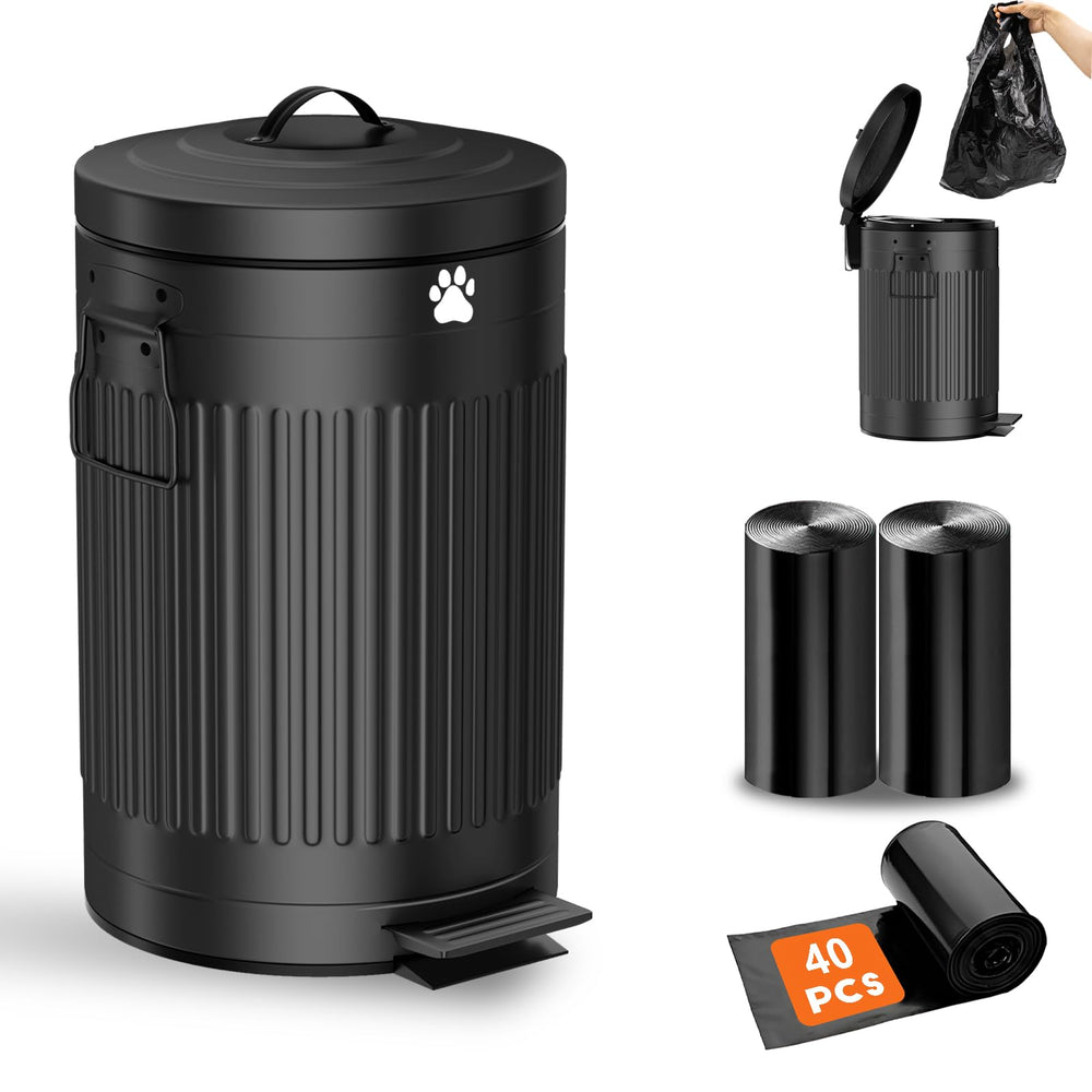 Kopuncare bote para excrementos de perro en exterior, 12L, práctico para jardín.