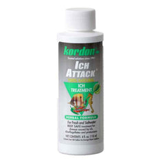 Kordon Ich-Attack en envase de 4 oz, tratamiento herbal para peces