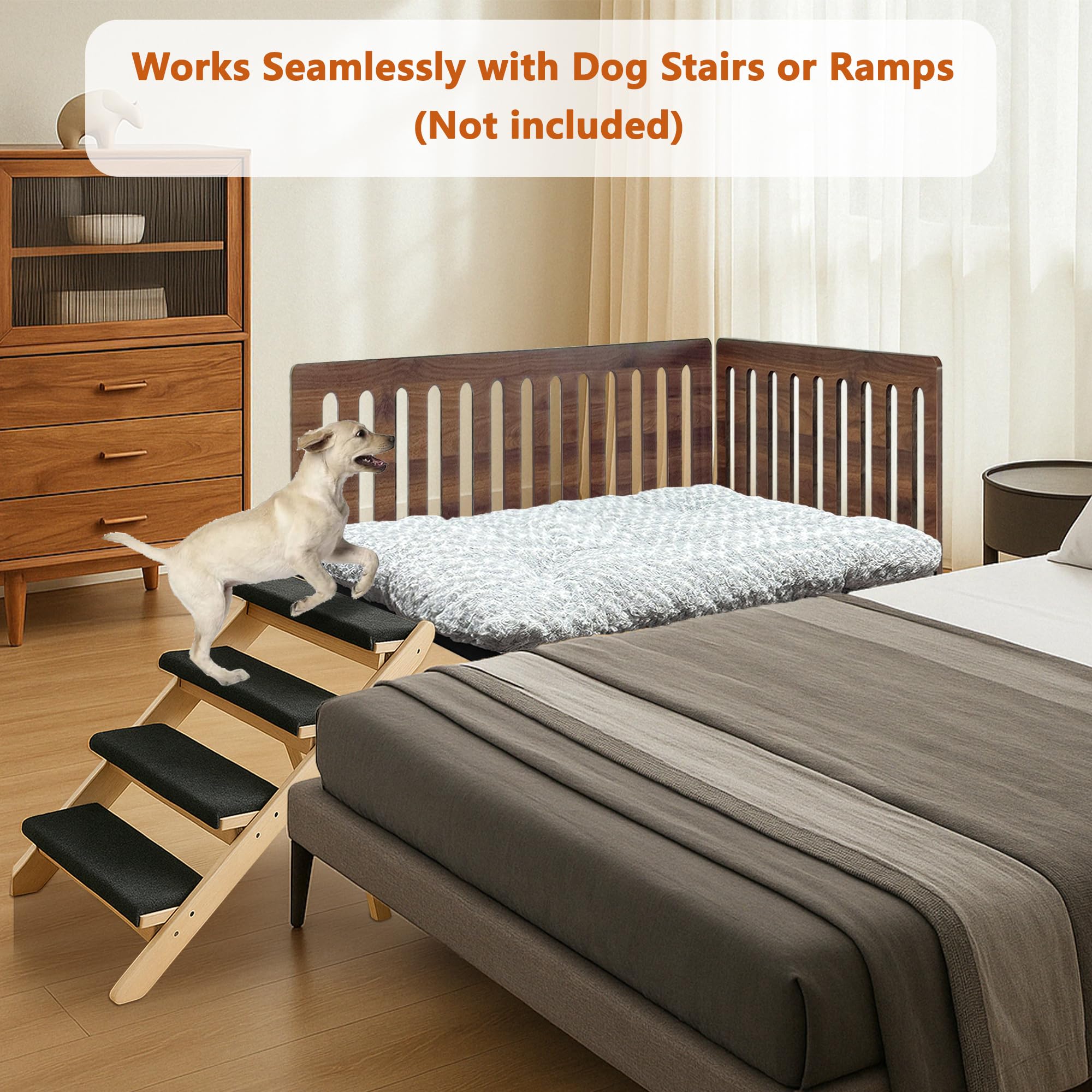 Koretech cama de perro al lado ideal para dormir junto a la cama
