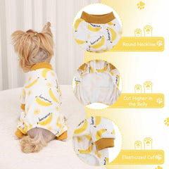 Kosiyi Pijama para Perro, cobertura de cuatro patas para mayor protección contra el frío.
