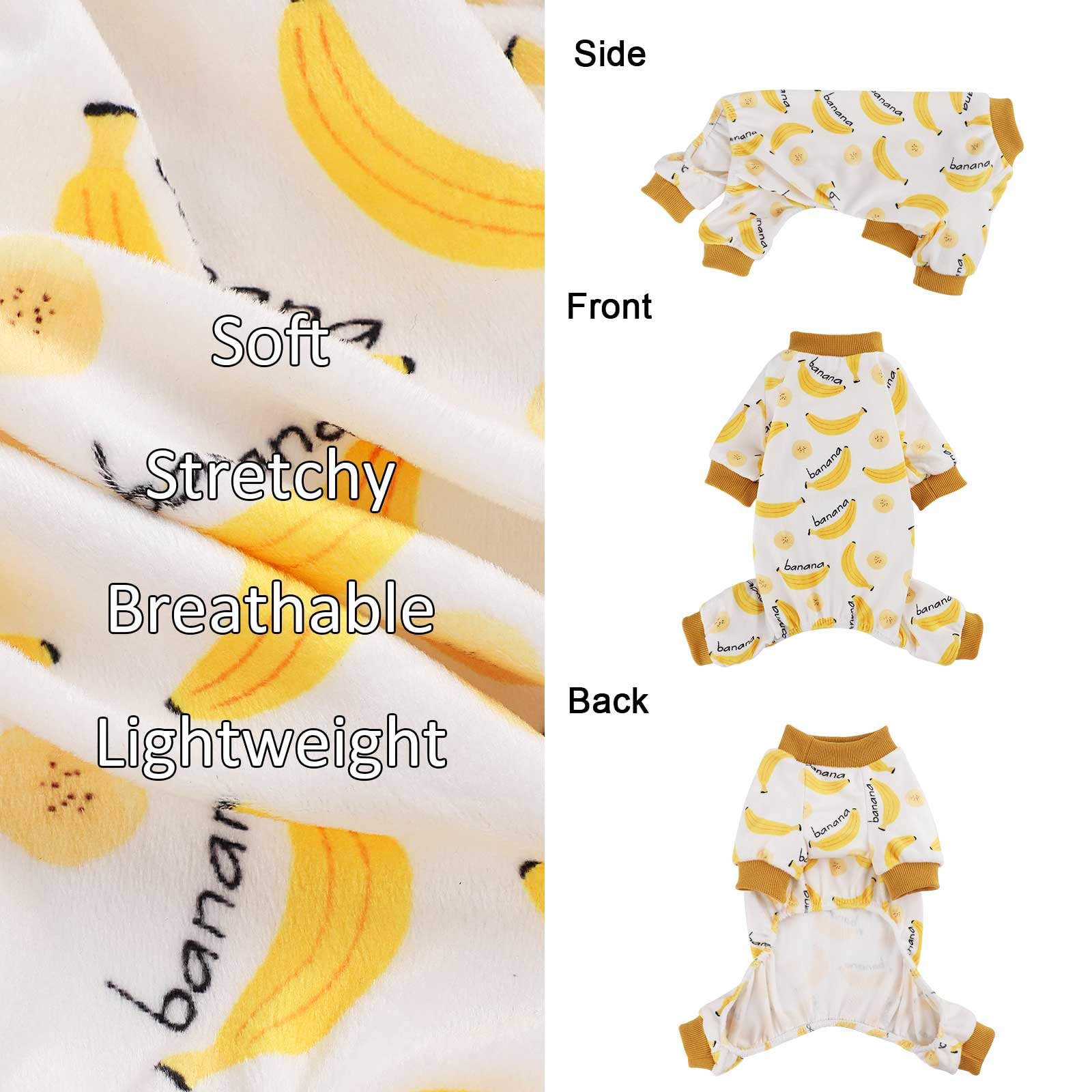 Kosiyi Pijama para Perro, detalle de terciopelo suave, comodidad diaria para paseos.