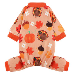 Kosiyi pijama para perro con pavo, ideal para festividades y mantener calor.