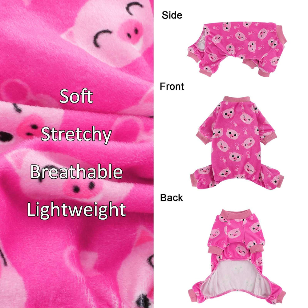Kosiyi pijama para perro con doble pelo cálido que cubre todo el cuerpo.