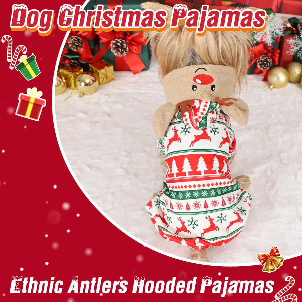 Pijama para perro Kosiyi con diseño boho étnico, ideal para salidas y fotos festivas.