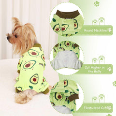 Kosiyi pijama avocado textura terciopelo, tela blanda para piel sensible