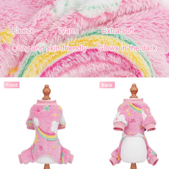 Kosiyi pijama para perro pequeño en forro polar suave, perfecto para dormir