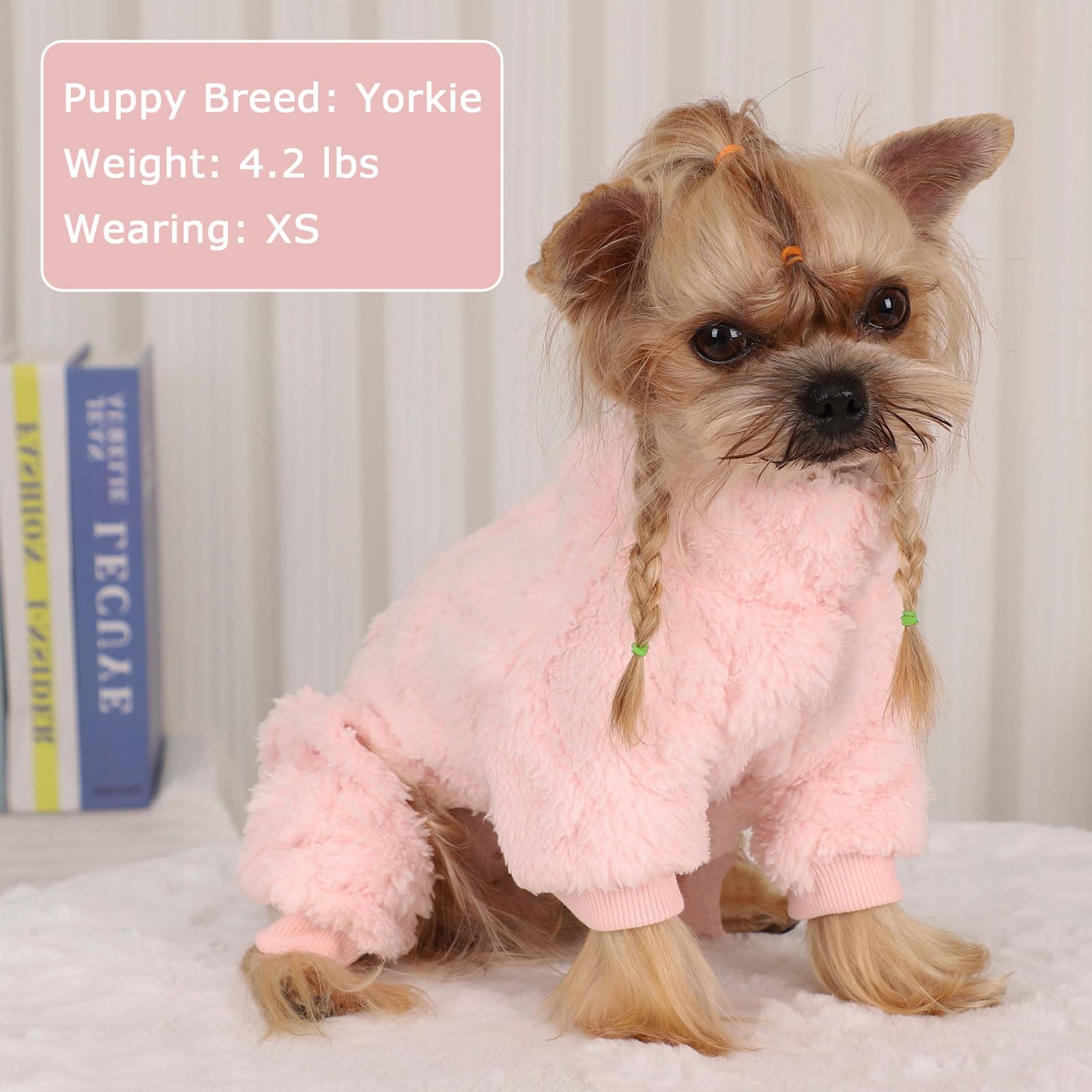 Kosiyi prenda lavable a máquina para perro rosa xs, fácil de limpiar.