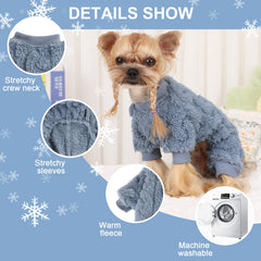 Kosiyi ropa de invierno para perro pequeño, uso diario y cómodo para paseos.