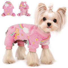 Kosiyi sudadera para perro pequeño con diseño pullover, cálida y cómoda para paseos