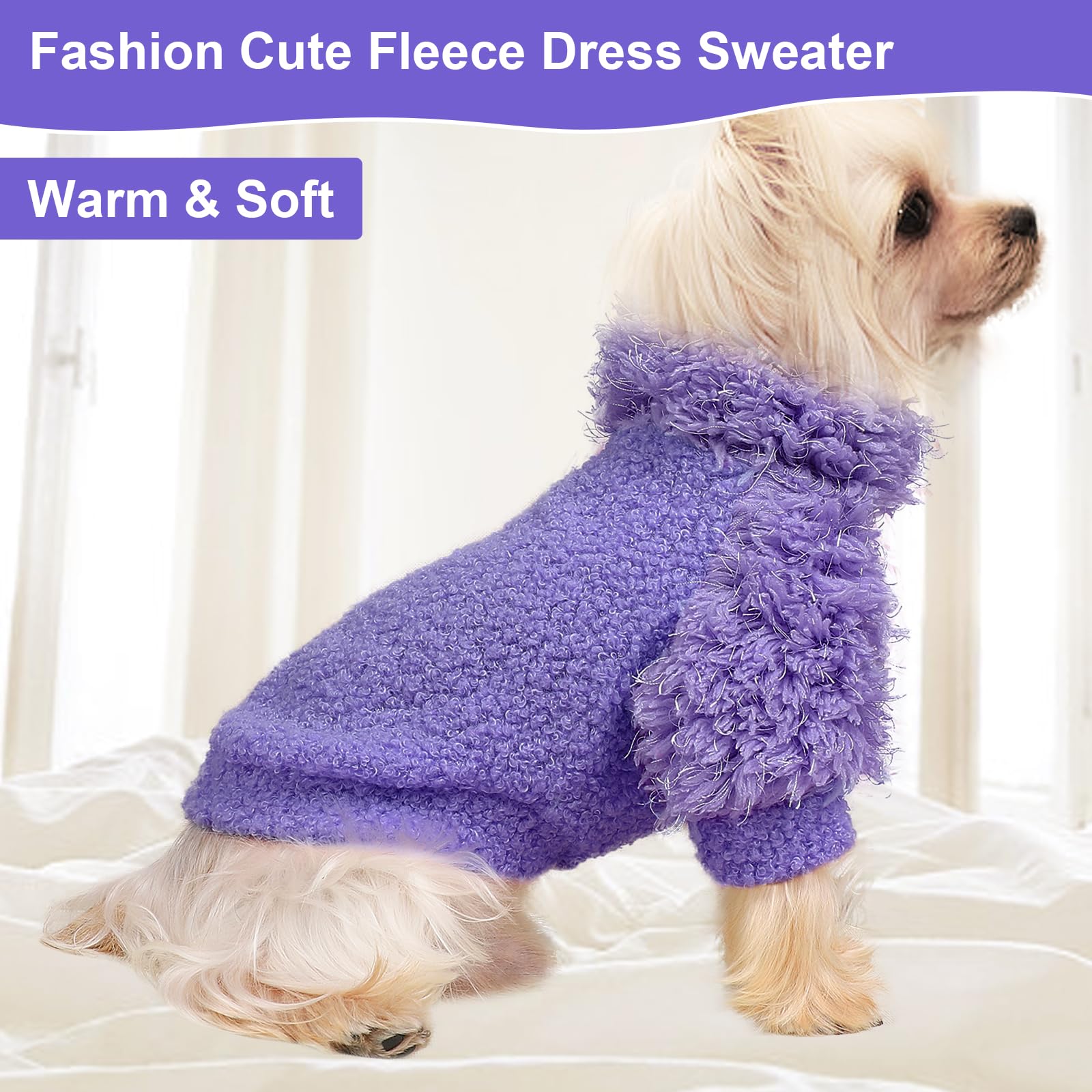 Kosiyi sueter perro pequeno detalle invierno, perfecto para dias frios