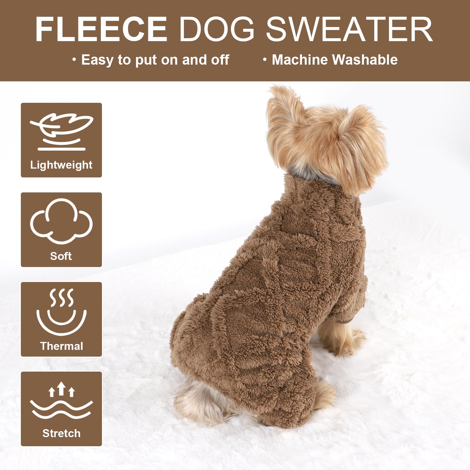 Kosiyi traje para perro invierno, diseño cómodo y práctico
