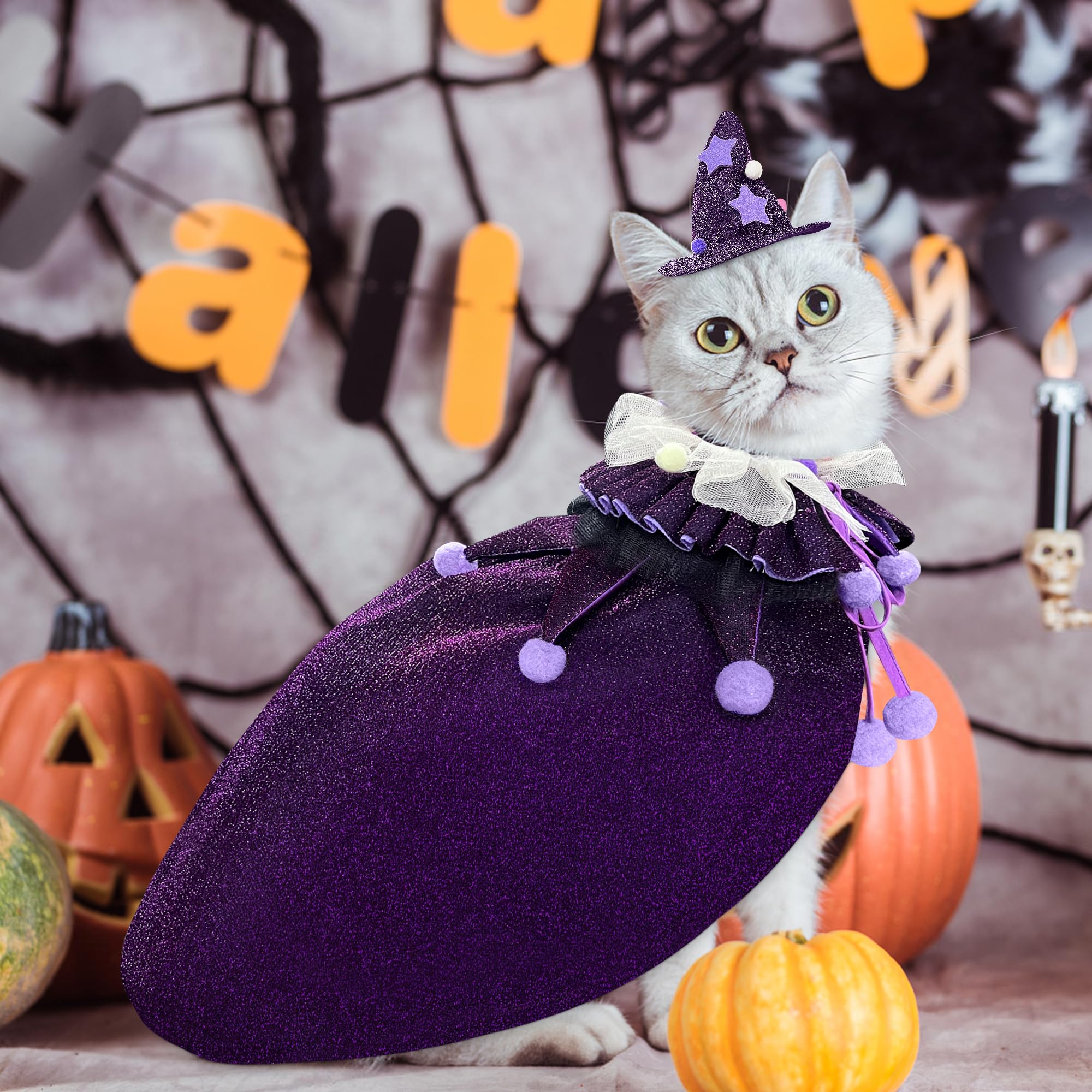 KOUPA sombrero de mago para perro, complemento elegante para Halloween