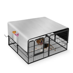 Kovshuiwe cobertor para corral de perros con sombra superior para días soleados.