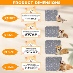 Pañales reutilizables kovziorx para perros y gatos, uso prolongado.