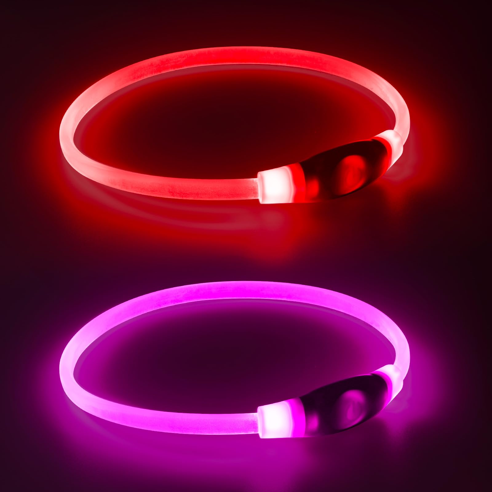 Kpuplol collar de seguridad para caminatas nocturnas del perro.
