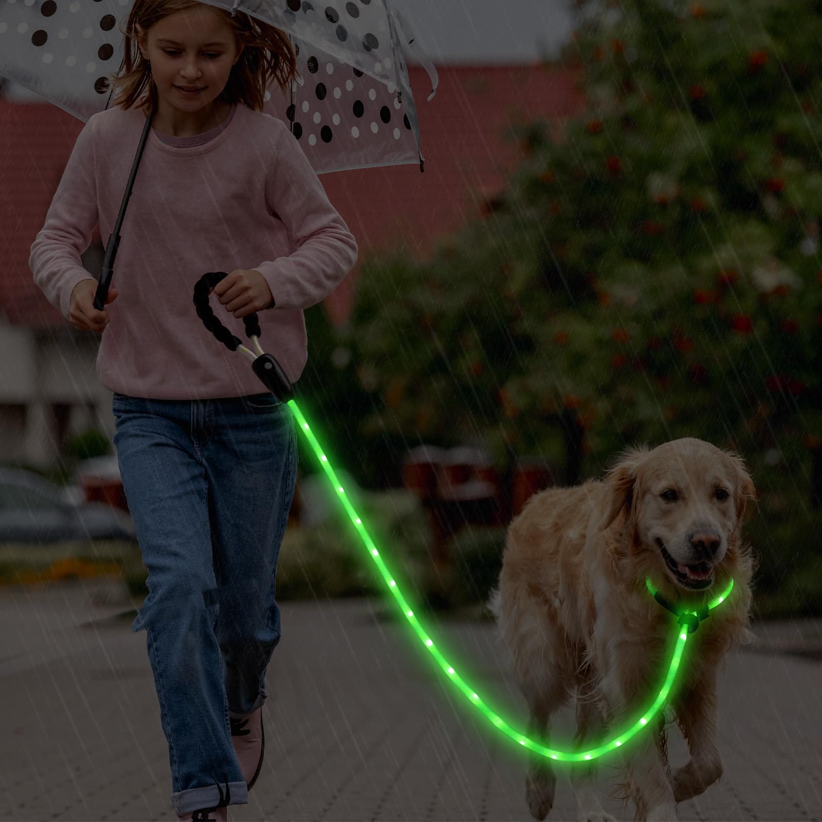 Kpuplol recarga USB para iluminación continua durante paseos