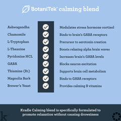 Kradle Calming Chews: ayuda potencial durante situaciones estresantes.