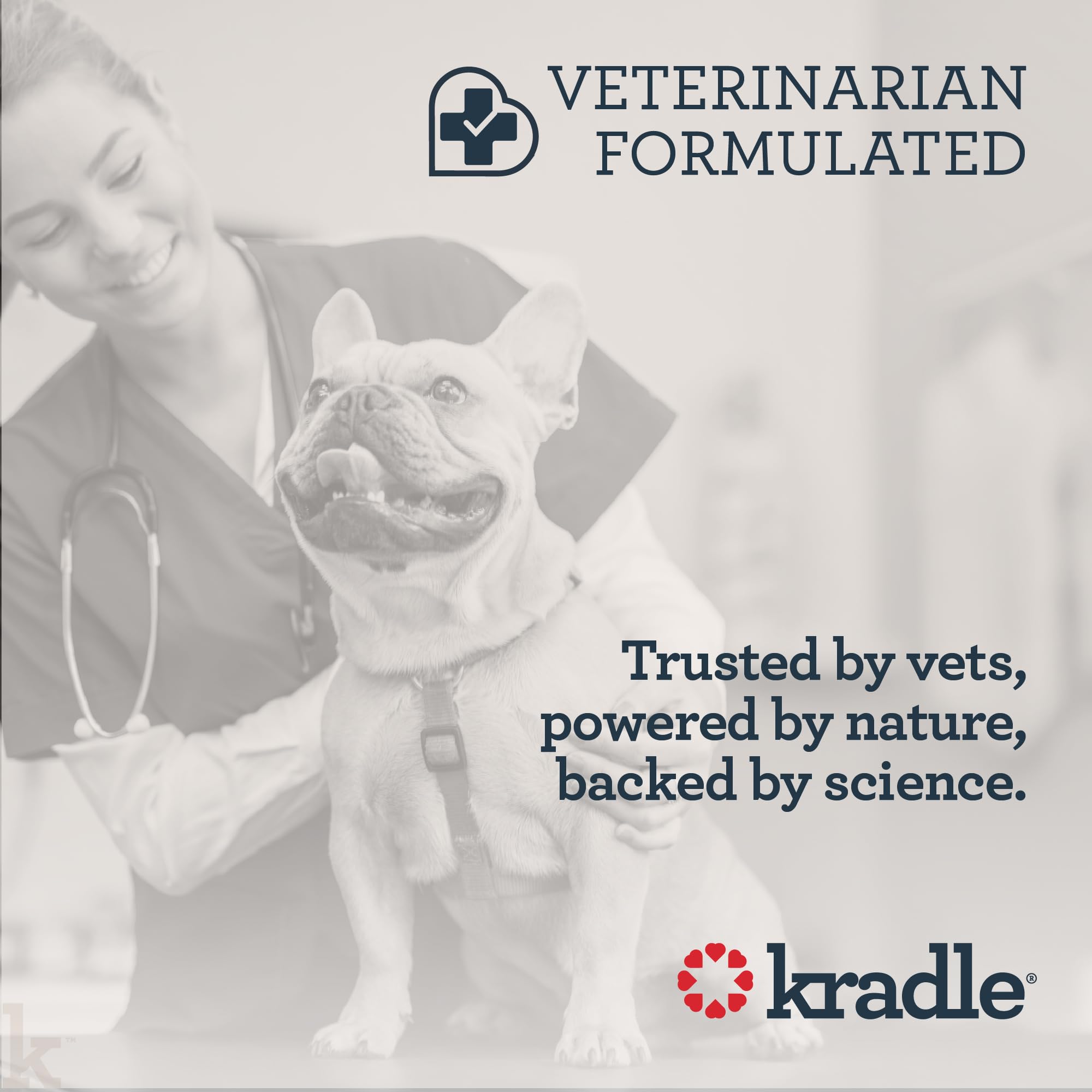 Kradle Calming Chews: ingredientes naturales para apoyar la relajación.