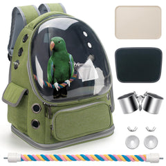 KREACHUR mochila con ventilación amplia, mantiene flujo de aire para el ave durante el trayecto.