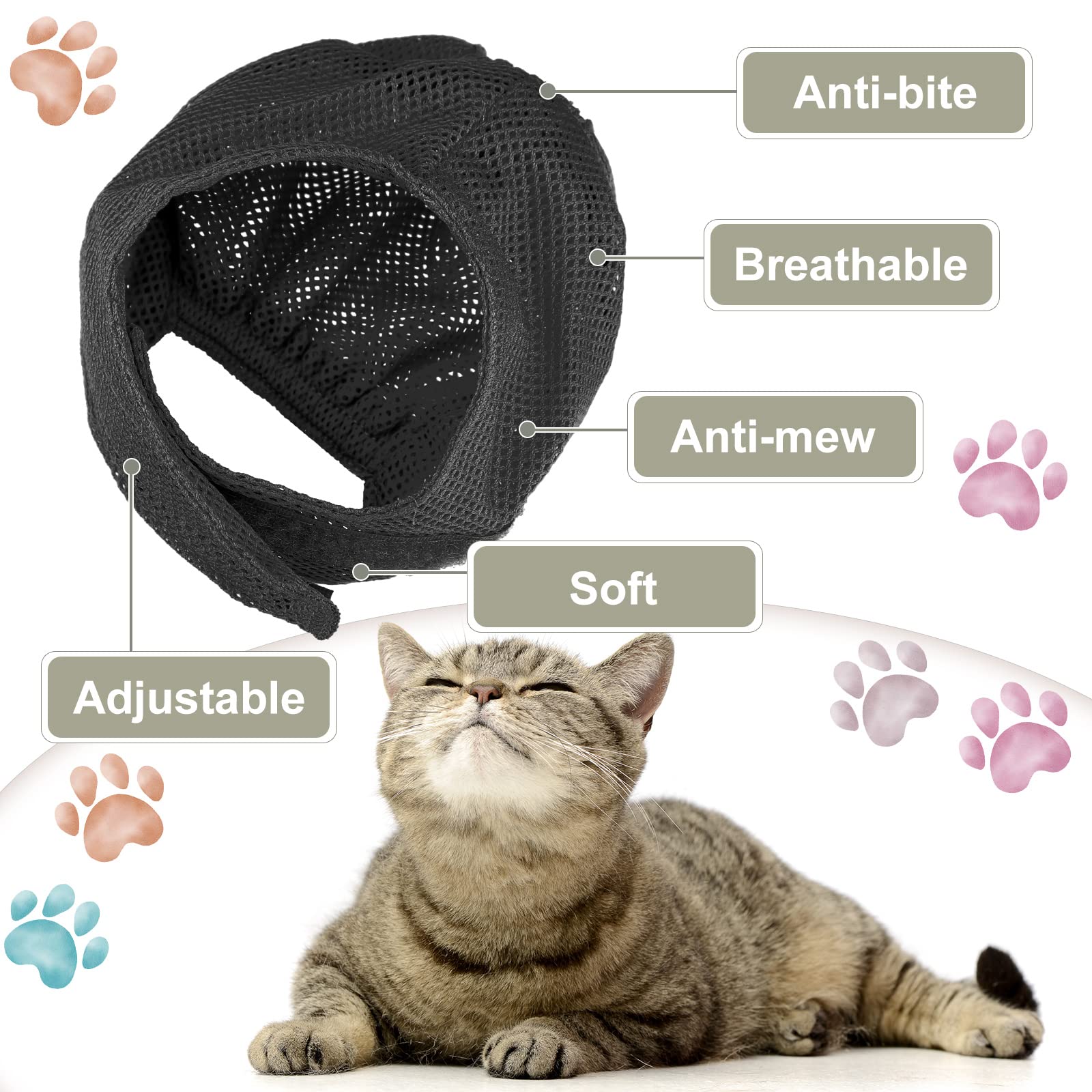 Kritkin corta uñas para gatos, acero inoxidable y agarre antideslizante